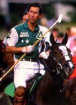 Princess Charles playing polo
