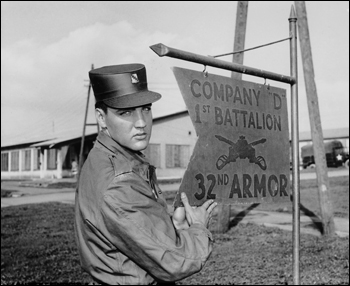 Elvis Presley Army Photo